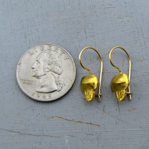 24k gold dangle ethnic earrings